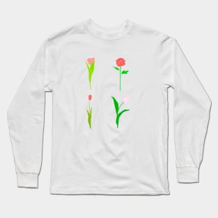 Spring flowers tulip Long Sleeve T-Shirt